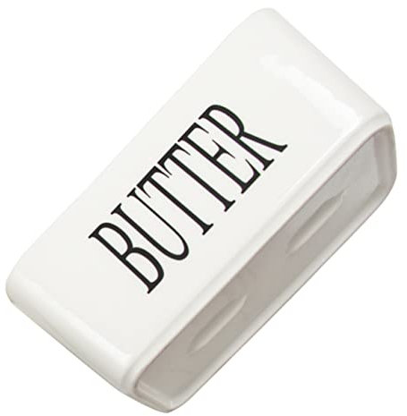 EXHUMKY Contenitore Per in Bianca Portaburro e Riutilizzabile Scatola Per Formaggio Da Cucina Facile Da e Adatta Per Uso