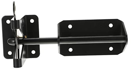 Chiavistello per Cancello Scorrevole Nero Spcc Heavy Duty