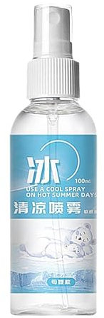 Spray Rinfrescante Corpo Per L'estate, 100 Ml Spray Rinfrescante Istantaneo Per Il Corpo, Sprays Refrigerante Corpos Il Clima Caldo, Sport All'aperto, Palestra, Viaggio