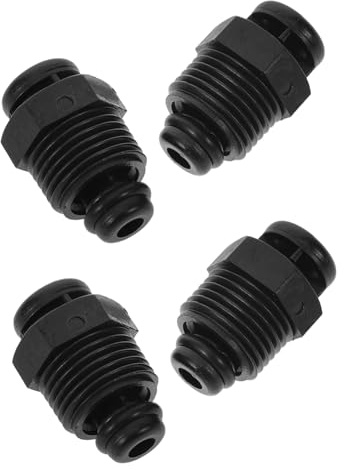 Válvula de Ventilación de Aire Automática 4 Piezas Pp Negro