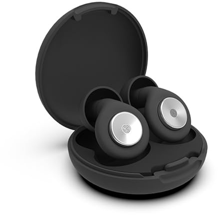 Galenecx Ohrstöpsel zum Schlafen, 45dB Noise Cancelling Ohrstöpsel, wiederverwendbar Silikon-Ohrenstöpsel, mit 3 Paar Ohrenkappe und Tragetasche, Schlafen, Konzert, Arbeiten, Studieren, Reisen