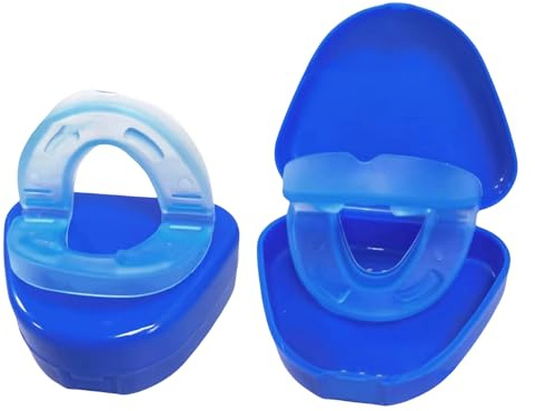 Dispositivi Anti Russamento, 2 Pezzi Bite Dentale Antirussamento, Protege Dente Bruxismo, Protettori Buccali Per Uso Notturno, Scatola Di Stoccaggio Inclusa, Facile Da Pulire E Riutilizzabile