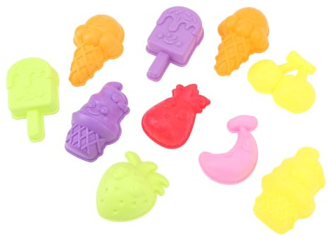 BTOSEP Strandspielzeug-Set, Vielseitig Einsetzbar, Lustig, Innovative, Niedliche Form, Bunte Kleinkinder-Sandform für, Kleinkinder, Jungen und Mädchen