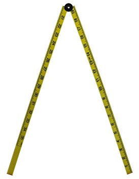 1 Metre Plastic Folding Ruler Rule Lightweight Measurting Measurement Rule