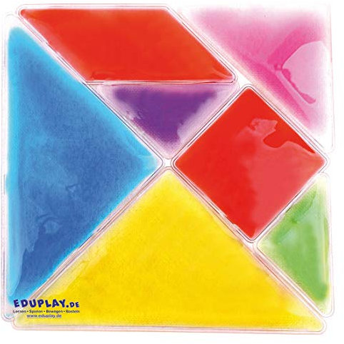 EDUPLAY 120681 Flüssigkeitsformen Tangram, bunt