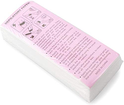 Zerotwo Haarentfernung Wachsstreifen Frauen Wachs Streifen Papier Enthaarungs-Wachs Haarentfernung Depilation Waxing Enthaarung Vlies Haarentfernungspapier (2 Packungen / 200 stk)