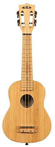 KALA KA-BMB-S - Solid Bamboo Soprano Ukulele, with Bag (UB-S)