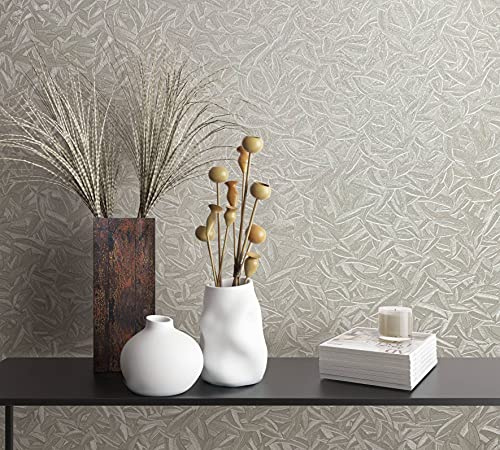 marburg Tapete weiß Vliestapete Glööckler Jungle RTL Floral Blätter Natur Muster für Schlafzimmer Wohnzimmer oder Küche 10,05 x 0,70m 33412