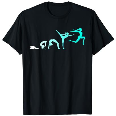 Turnerin Evolution Design - Akrobatin Kunstturnen Turnen T-Shirt