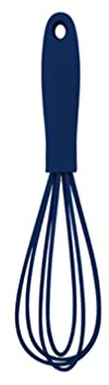 AKUYAO Schneebesen silikon, Mini schneebesen, Schneebesen, Schneebesen klein, Kleiner schneebesen, Whisk, Beating, Frothing and Stirring (tiefblau)