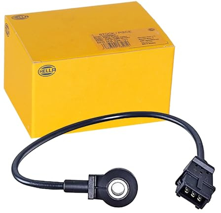 HELLA 6PG 013 114-401 Klopfsensor - 12V - 3-polig | Kompatibel mit: SEAT ALHAMBRA, ALHAMBRA VAN, IBIZA II, TOLEDO I, VW CALIFORNIA T4 Camper, GOLF III, GOLF IV Cabriolet, SHARAN