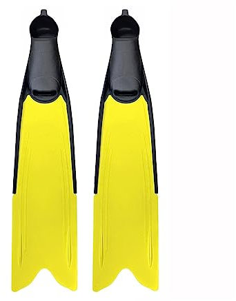 YIORYO Volltaschen-Tauchflossen mit langem Blatt for Freitauchen und Speerfischen, Freitauchflossen, professionelle Tauchflossen for Erwachsene, Unterwasser-Schnorchel-Schwimmflossen (Size : 43-44)