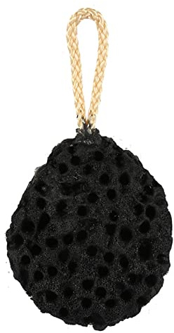mumisuto Esponja Natural, Esponja De Baño Súper Suave, Baño Natural Para Panal, Cuidado De La Piel Ducha SPA Limpieza Corporal Limpieza(Negro)