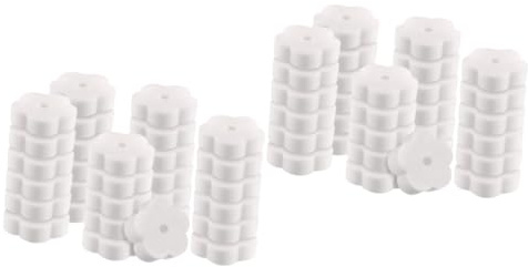 Happyyami 60pcs Flower Designed Sponge Filter for Swimming Pool Oil-Absorbing Honeycomb Cleaning Sponges for Pool Algae Remover