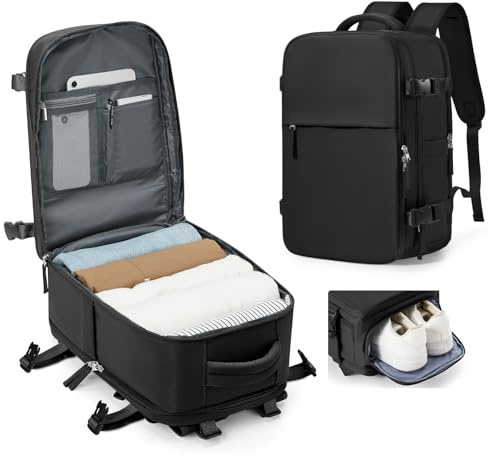 SZLX Rucksack Ryanair Handgepäck 40x30x20 Wizzair Rucksack 40x20x30 für Ryanair Reiserucksack Flugzeug Easyjet Handgepäck Laptop Rucksack 14 Zoll Untersitz Kofferrucksack