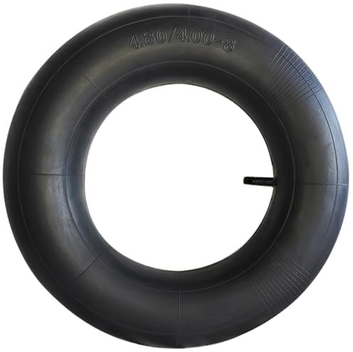 Camere d'aria da 4,80/4-20,3 cm con valvola dritta TR-13 di ricambio per tosaerba, trattori da cortile, carriole, ATV e altro (4,80/4,00-8)
