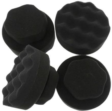 2/4 Stück Detaillierungsbürste Reifenglanz Hex Grip Dressing Applikator Runder waschbarer Autoschaumschwamm Wiederverwendbarer Reifenreiniger for Autowaschen