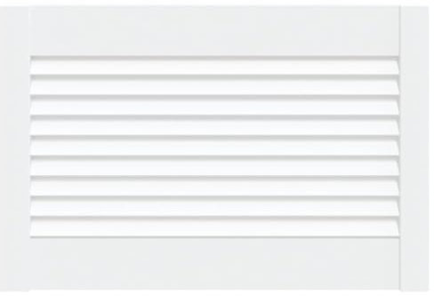 vidaXL Ante a Lamelle 2 pz Bianche 39,5x59,4 cm in Legno di Pino