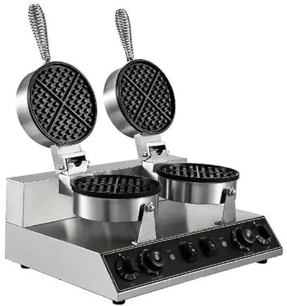 Waffle Maker,Commercial Waffle Maker,Stainless Steel Waffle Maker,Waffle Iron Non-stick Electric Chaffle Maker For Restaurant Party Food Stall