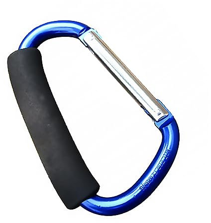 KOMBIUDA Aluminium Karabinerhaken D-Ring Schlüsselanhänger Clip Aluminiumlegierung Leicht Rostfrei Für Outdoor Aktivitäten Camping Wandern Klettern Angeln