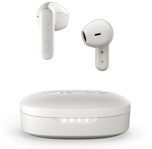 Urbanista Bluetooth-Hörlurar, Trådlöst Bluetooth 5.4, In-Ear-Hörlurar, 4 ENC Brusreducerande Mikrofon, 36 Timmars Trådlösa Hörlurar, Vattentäta - Copenhagen 2, Vit