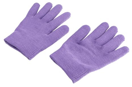 PACKOVE Handpflegehandschuhe zum Schutz und Trockene Haut Feuchtigkeitsspendende aus Baumwollgarn Gel Handschuhe zu Weihnachten und Neujahr für Erwachsene