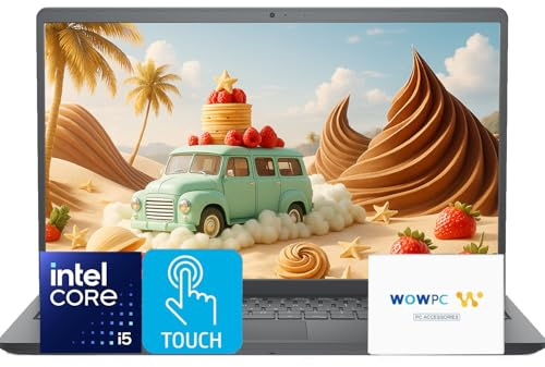 Dell Inspiron - Ordenador portátil con pantalla táctil FHD de 15.6 pulgadas | CPU Intel Core i5-1334U | Wi-Fi | Gráficos Intel Iris Xe | Windows 11 | WOWPC Recovery USB (16 GB RAM | SSD de 512 GB)