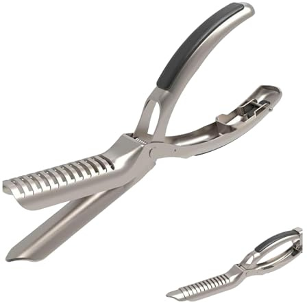 Kit Outils en Acier Inoxydable pour Enlever la Membrane des Côtes Rib Prep Pro Rib Membrane Removal Tool pour Enlever la Chair du Périoste des Côtes et la Graisse (Argent)