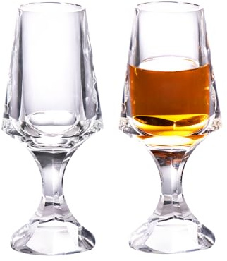 KAMMAK K9 Crystal Snifter Glass - Premium Stemmed Whiskey Glass for Brandy, Cognac & Bourbon, Elegant Etched Detailing, Luxury Barware for Tasting & Gifting