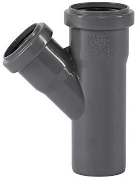 Ostendorf HTsafe Abzweig DN 50/40 mm 45 Grad HT-Rohr