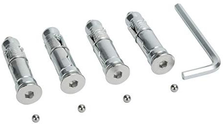 JDC Ground Anchor Heavy Duty Hardened Stainless Steel Anchor Bolts M10 70mm x4