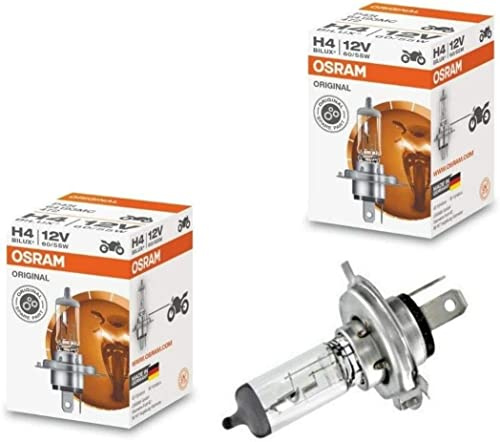 2x Osram H4 60/55W 12V P43t 64193CLC Original Klar Weiß White Ersatz langlebig Scheinwerfer Halogen Auto Lampe - E-geprüft