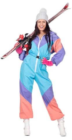 WILBERS & WILBERS - Combinaison de ski pour femme des années 80
