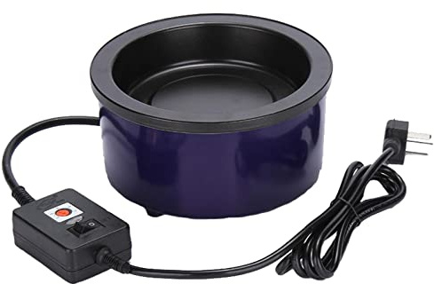 Pentola per colla a caldo fai da te, pentola per colla a caldo elettrica da 200 W Strumenti per incollare pentola per colla a temperatura regolabile per bastoncini di colla Pellet Perline