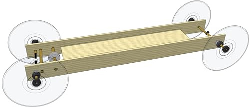 Stop-Action Rubber Band Vehicle/Racer Kit: with high-tech Braking System for Science Olympiad and School Projects
