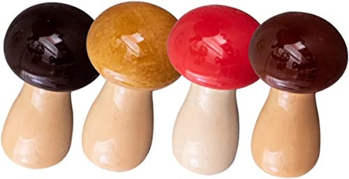 4 Uds. De espátula de Escritorio para decoración de Hadas de Setas, Soportes para Setas, Palillos de Modelado en Miniatura, Soporte para Fiestas, organización de Cocina, vajilla, Cuchara, Palillos, r