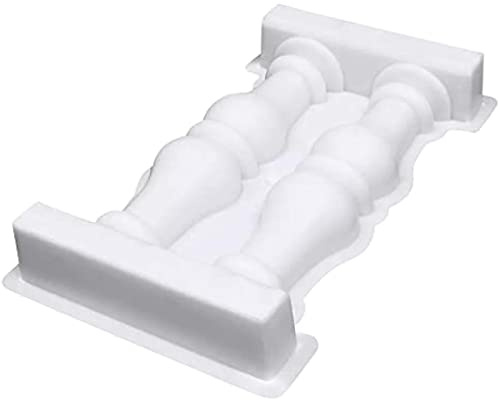 RAUKS Moules en béton de clôture, Moule de Balustrades pour Balcon, pour Bricolage passerelle Balcon Jardin Piscine Balustrade clôture décoration Outil de Construction