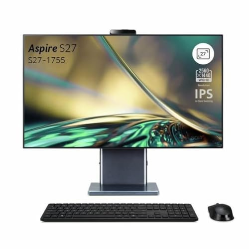 Acer All in One Aspire S27-1755 27 Zoll Intel Core i5-1240P 16 GB RAM 512 GB SSD Azerty Französisch