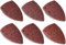 NathrBTV 60 Comprimidos Lijas Para Lijadora 40/60/80/120/180/240/ Granularidad Repuesto Velcro Lijadora 105 x 152 mm Papel de Lija