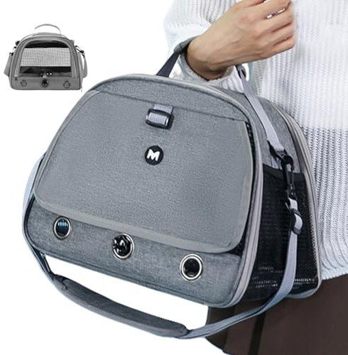 Tragbare Papageien-Reisetasche | Atmungsaktive Tragetasche mit Reißverschluss | Bequemer Vogeltransporter mit stehender Sitzstange, Haustier-Vogelzubehör für Krankenhäuser und Spaziergänge