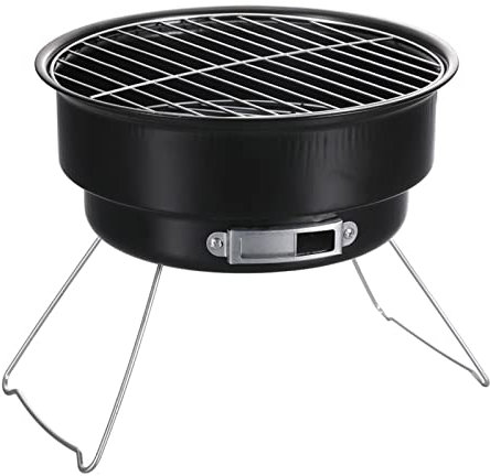Barbecue à charbon pliable en acier inoxydable pour pique-nique et utilisation à la maison