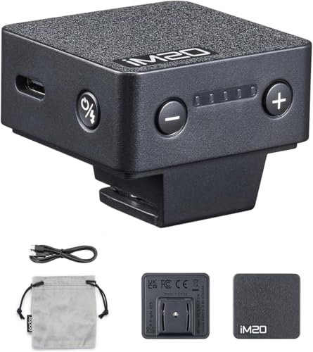 Godox iM20 Kamerablitz 5 Leistungsstufen,Mini Blitz wiegt nur 30g,USB-C-Aufladung mit 470-mAh-Lithium-Akku, für Canon Sony Nikon Fuji Olympus