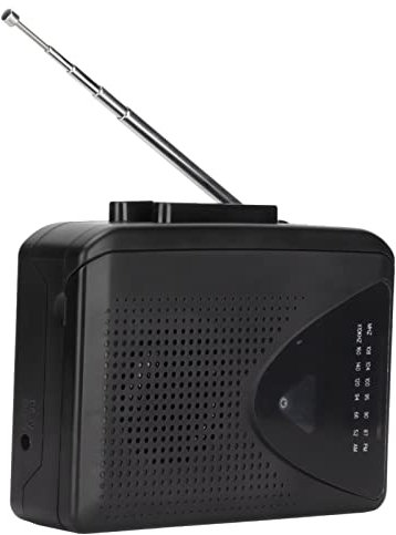 Recordadora de Reproductor de Cassette Portátil, Radio FM Vintage Am, Grabadora de Reproductor de Cintas de Cassette con Am FM, Batería Recargable Am ​​FM Radio