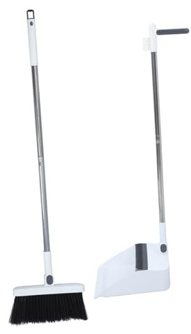 LRXIYODE 180grado Scopa e Pieghevole Inossidabile con Setole Antipolvere Pulizie Domestiche