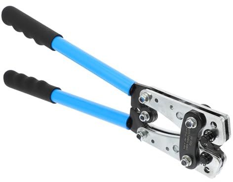 Operitacx 1 Pz Pinza Crimpatrice Professionale per Terminali Strumento Crimpatura Ergonomico e Resistente per Elettrici per Riparazioni Domestici e Veicolari