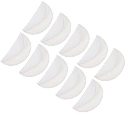 Homoyoyo 10 Stück Wiederverwendbare Wattepads 8cm aus Baumwolle Waschbare Make Up Pads für Sanfte Gesichtsreinigung und Abschminken Weiche Pflegepads für Hauttypen Kompakt für Reise