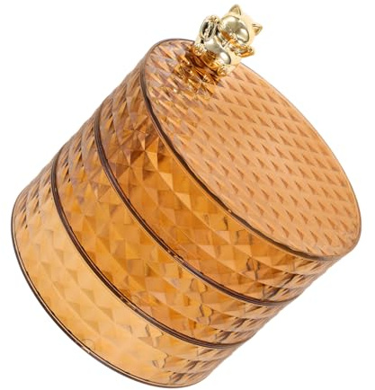 VALICLUD Organizzatore Per Gioielli Da Tavolo Scatola Portagioielli Multistrato Girevole Trasparente Contenitore Per Gioielli Con Design Moderno Per Anelli Orecchini e Bracciali