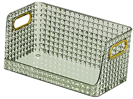 Förvaringsfack multifunktionell stapelbar öppning för kök kylskåp skafferi klar, 32 cm × 17 cm × 15 cm, Grön, 32cm×17cm×15cm, 32cm×17cm×15cm, enligt beskrivningen