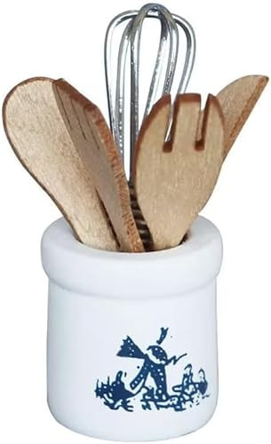Ustensiles de cuisine miniatures, échelle 1:12, accessoires de décoration