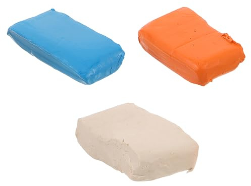 Gogogmee 3pezzi Forniture per Pulizia delle Punte del Trapano per Unghie Composto Detergente per Manutenzione della Manicure Argilla per Pulizia delle Punte del Trapano per Unghie